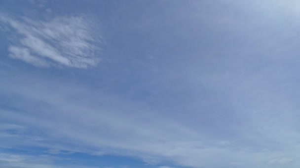 Imágenes Del Hermoso Cielo Con Nubes Movimiento Lapso Tiempo — Vídeo de stock