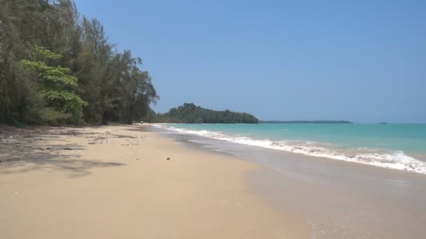 Imágenes Tranquilas Hermoso Mar Ondulado — Vídeos de Stock