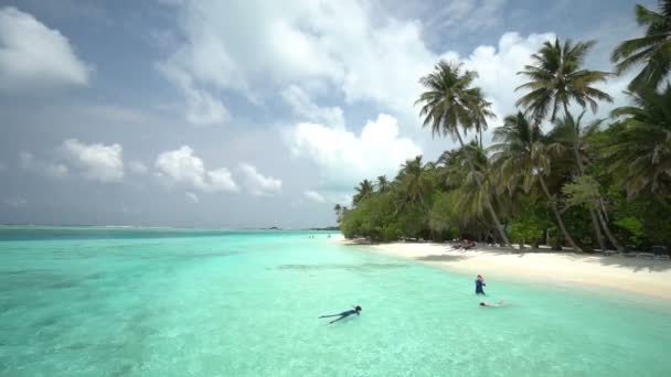 Rustige Beelden Van Prachtige Golvende Zee — Stockvideo