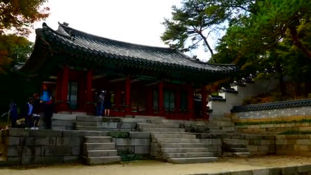 Scenic Footage Beautiful Asian Temple — Stock Video