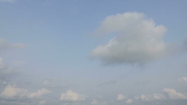 Imágenes Del Hermoso Cielo Con Nubes Movimiento Lapso Tiempo — Vídeos de Stock