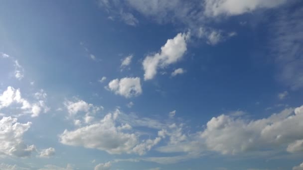 Aufnahmen Des Schönen Himmels Mit Bewegten Wolken Zeitraffer — Stockvideo