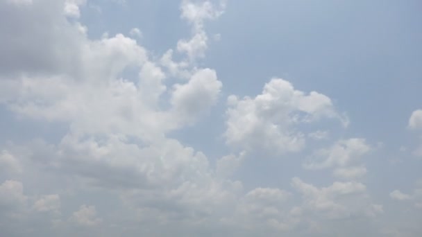 Footage Beautiful Sky Moving Clouds Time Lapse — Stock Video