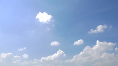 hareketli bulutlar ile güzel gökyüzü görüntüleri, zaman atlamalı