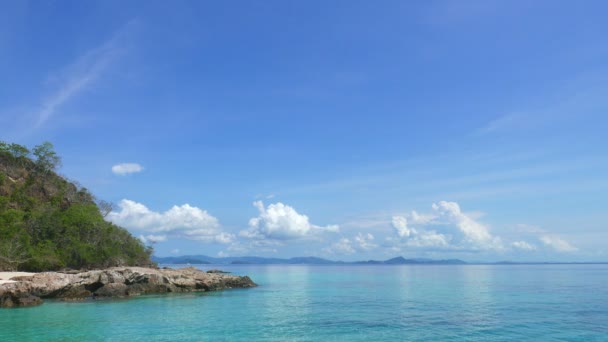 Imágenes Tranquilas Hermoso Mar Ondulado — Vídeo de stock