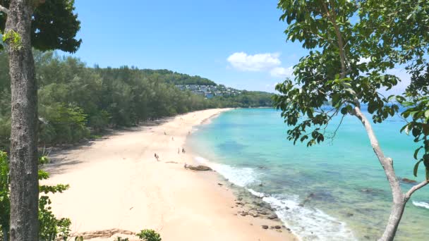 Imágenes Tranquilas Hermoso Mar Ondulado — Vídeos de Stock