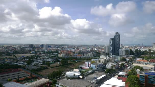 Riprese Panoramiche Time Lapse Della Bellissima Città Pattaya Thailandia — Video Stock