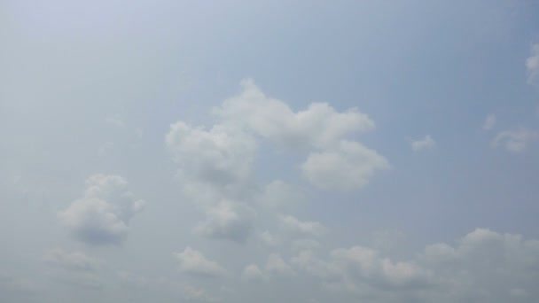 Imágenes Del Hermoso Cielo Con Nubes Movimiento Lapso Tiempo — Vídeos de Stock