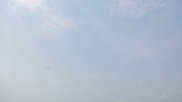 Кадры Красивого Неба Движущимися Облаками Временной Промежуток — стоковое видео