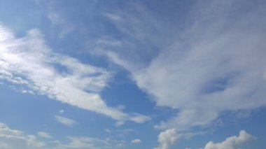 hareketli bulutlar ile güzel gökyüzü görüntüleri, zaman atlamalı