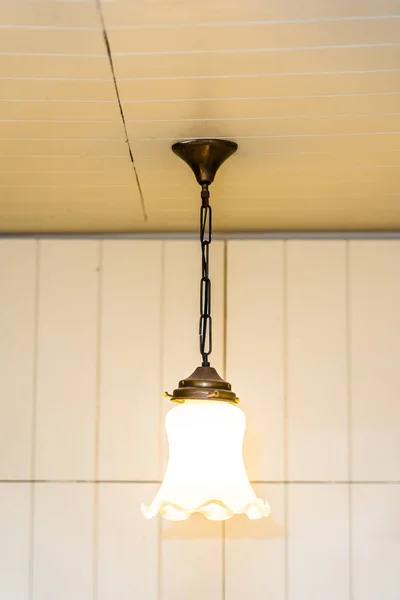 Luz lâmpada decoração interior do quarto — Fotografia de Stock