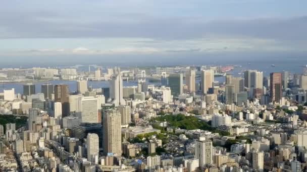 Imagens Cênicas Edifícios Modernos Cidade Asiática — Vídeo de Stock