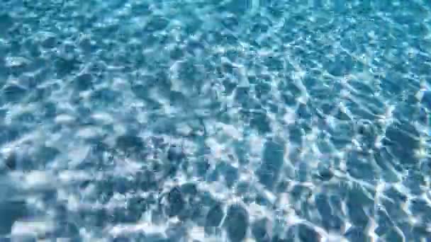 Πλήρες Υλικό Καρέ Της Πισίνας Νερού — Αρχείο Βίντεο