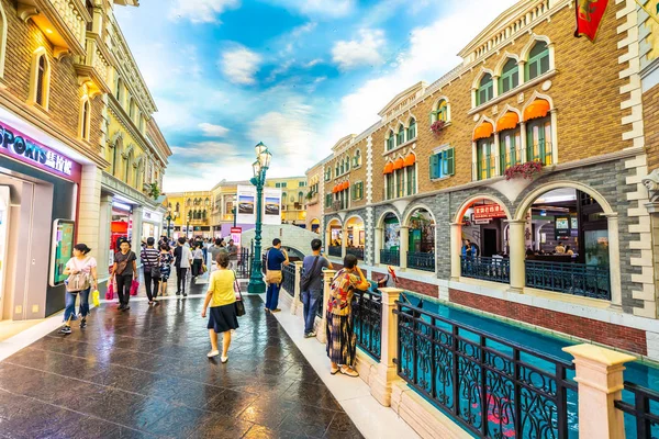 Китай, Макао - 8 сентября 2018 - Красивый роскошный венецианский хот Лицензионные Стоковые Изображения