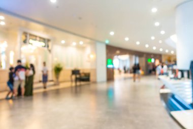 Soyut bulanıklık ve güzel lüks alışveriş merkezi Interio bulanıklık