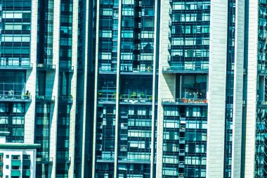 Dış pencere desen arka için bina güzel mimari