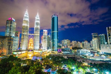Dış Kuala Lumpur şehirde bina güzel mimari