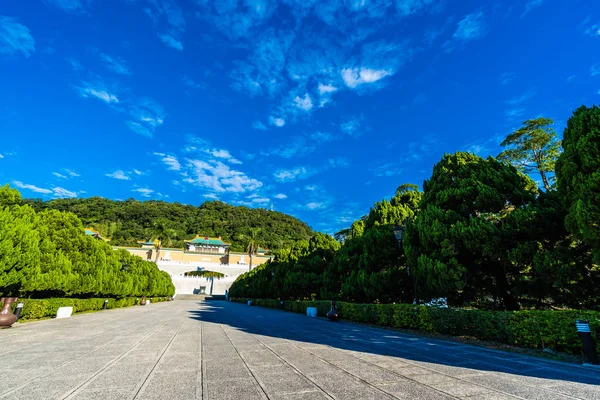 Vacker arkitektur byggnad exteriör av landmärke i taipei n — Stockfoto