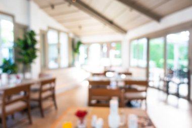 Soyut bulanıklık ve ufuk kafe Cafe ve büfe restaura