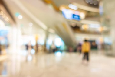 Soyut bulanıklık ve güzel lüks alışveriş merkezi Interio bulanıklık