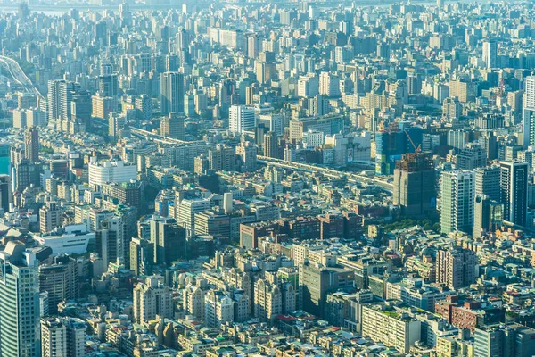 Bela arquitetura edifício exterior em taipei cidade em Taiwa — Fotografia de Stock