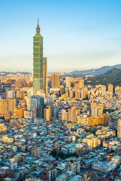 Taipei şehrinin güzel mimarisi