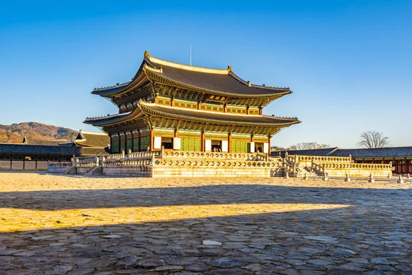 Παλάτι gyeongbokgung — Φωτογραφία Αρχείου