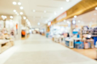 Soyut bulanıklık ve alışveriş merkezinde, ufuk alışveriş merkezi