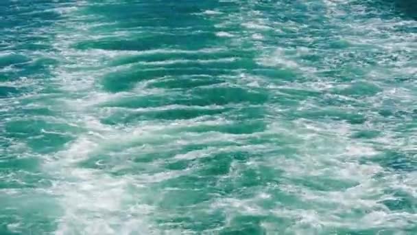 Klidné Záběry Krásného Vlnitého Moře — Stock video