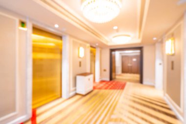 Soyut bulanıklık ve ufuk otel lobi iç
