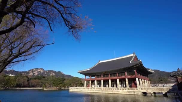 Scenic Footage Beautiful Asian Temple — Stock Video