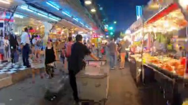 Modern megalopolis Asya şehrinin manzaralı görüntüleri