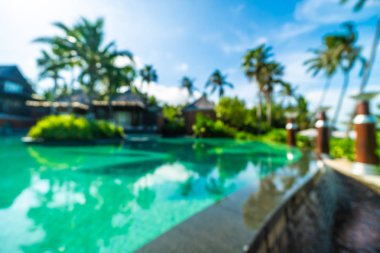 Seyahat ve tatil için güzel otel ve tatil arka plan bulanıklık