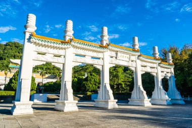 Taipei Ulusal Sarayı Müzesi Tayvan seyahat için dönüm noktası dış bina güzel mimari