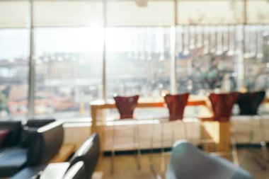 Kahvaltı büfesi hotel iç restoranda yemek için arka plan bulanıklık