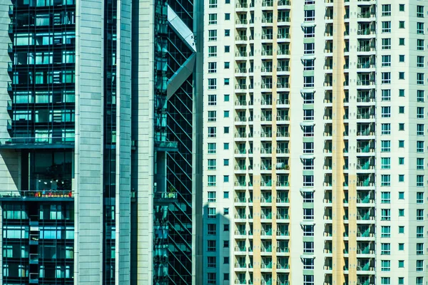 Beautiful Architecture Building Exterior Window Pattern Background — Stock Photo, Image