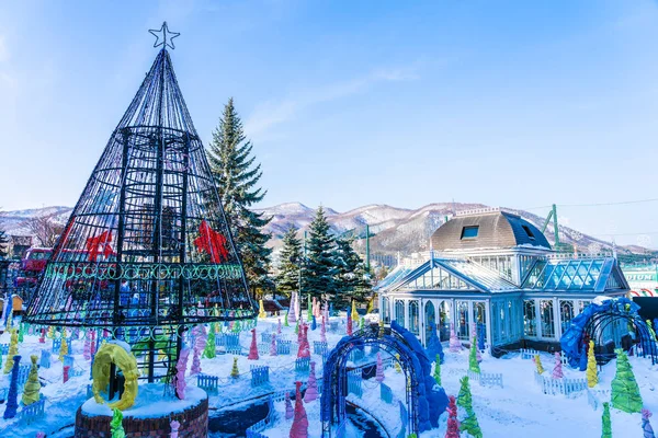 Sapporo Hokkaido, Japonya - 3 Şubat 2019 Shiroi koibito Çikolata Fabrikası landmark Sapporo şehir Hokkaido Japonya