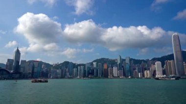 Asya şehrinde modern binaların doğal görüntüleri