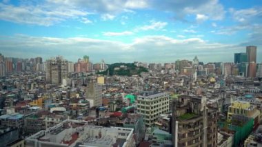 Asya şehrinde modern binaların doğal görüntüleri