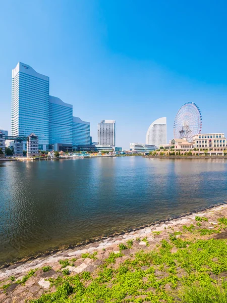 Beautiful Building Architecture Yokohama Skyline City Japan — стоковое фото