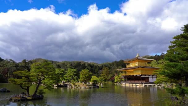 Güzel Geleneksel Japon Pagoda Doğal Görüntüleri — Stok video