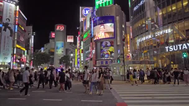 Riprese Panoramiche Della Moderna Megalopoli Città Asiatica — Video Stock