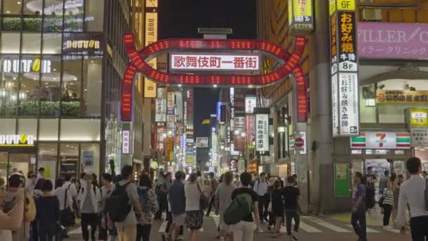 Riprese Panoramiche Della Moderna Megalopoli Città Asiatica — Video Stock