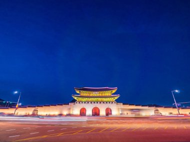Gyeongbokgung Sarayı landmark Güney Kore'de Seul şehrinin güzel mimari yapı
