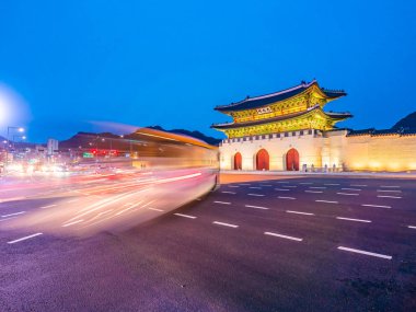 Gyeongbokgung Sarayı landmark Güney Kore'de Seul şehrinin güzel mimari yapı