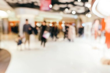 Soyut bulanıklık alışveriş merkezi mağazası iç arka planı için