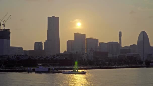 亚洲城市现代建筑的风景画面 — 图库视频影像