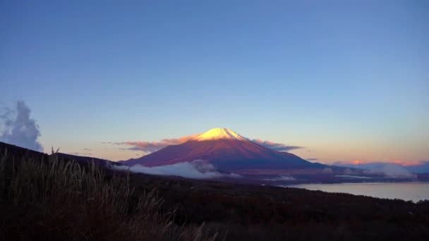 Malownicze Nagranie Pięknej Góry Fuji Japonia — Wideo stockowe