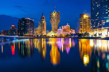 Bina Cityscape Macau güzel mimari