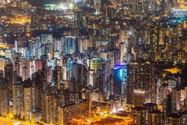 Hong Kong şehir irfan güzel mimari bina desen